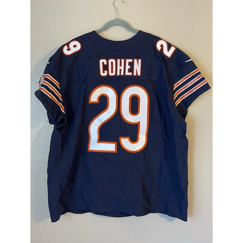 Men's 3XL NWOT Chicago Bears Tarik Cohen #29 Nike Vapor Elite Jersey Navy‎